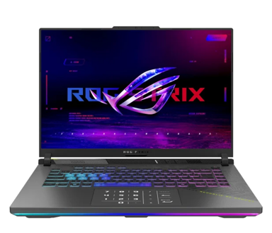 ASUS Laptop ROG Strix G16 / AMD Ryzen 9 8940HX, 16", 1920 x 1200, 16 GB RAM, 1 TB SSD, Windows 11 Home, siva